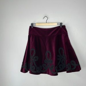 Ralph Lauren Velvet Flare skirt